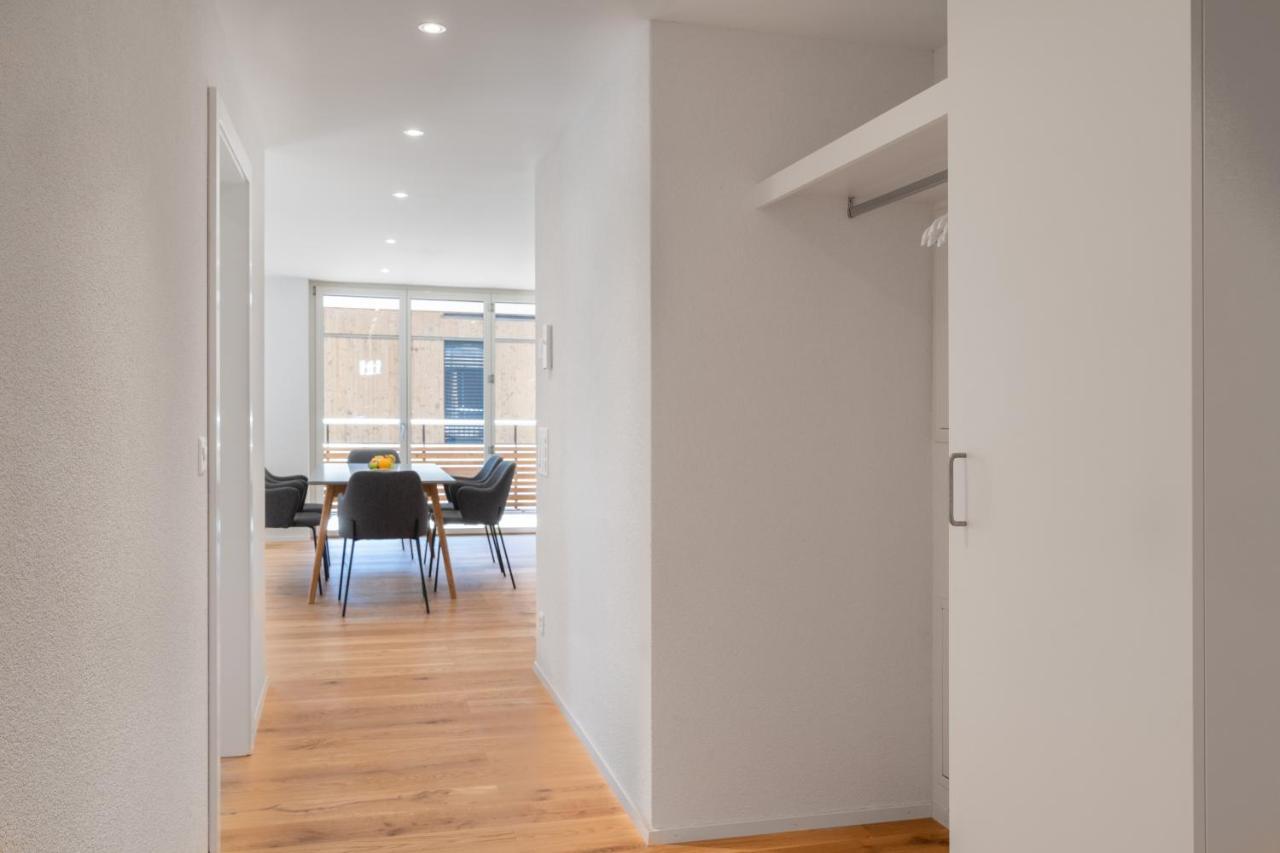 Moderne Neubauwohnung In Wilderswil Exteriör bild