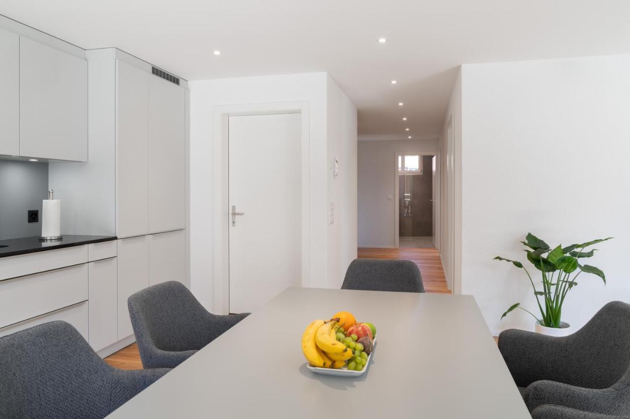 Moderne Neubauwohnung In Wilderswil Exteriör bild
